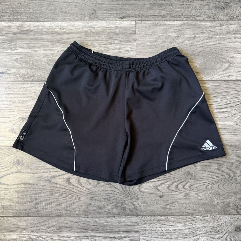 Adidas Women’s Clima365 Climalite Black and White Soccer Shorts Size - Small
